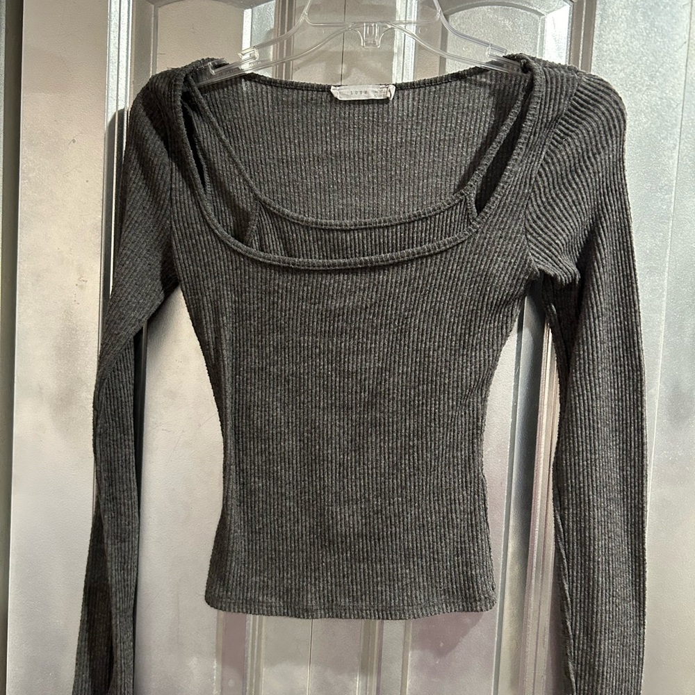 Lush Grey shirt, Size S